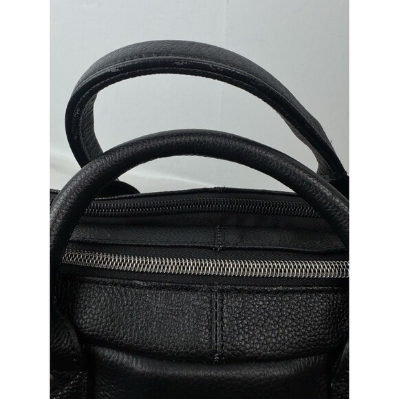 Samsonite Classic Leather Toploader Briefcase With Shoulder Strap - Picture 9 of 16